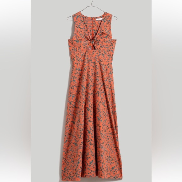 Madewell Dresses & Skirts - Madewell Twist Front Midi Dress Size 2 NWT